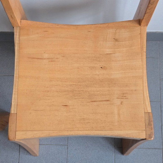 Image 1 of MAGNIFIQUE PAIRE DE CHAISES VINTAGE 1970 EN ORME DLG CHARLOTTE PERRIAND CHAPO