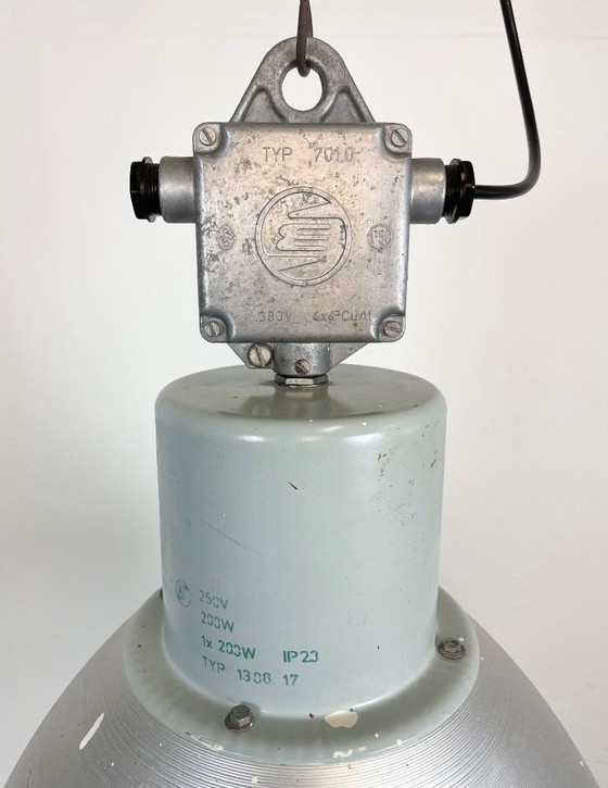 Image 1 of Industrial Aluminium Pendant Light from Elektrosvit, 1960s