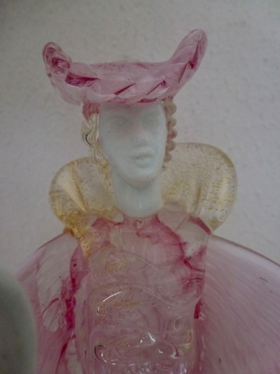 Image 1 of Vintage Murano glass by Barovier & Toso dancer, Goldoniano of Dandy.
