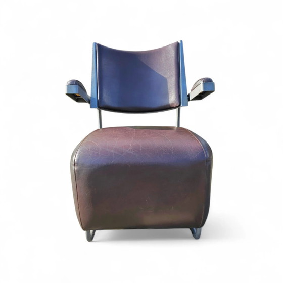 3 x Oscar Sessel von Harri Korhonen für Inno Interior Oy / braunes Leder / 1980er Jahre – Leather (photo 9 of 14)