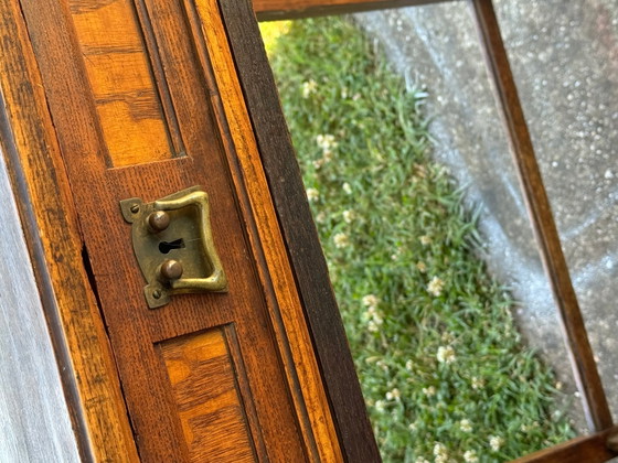 Kleine Art Nouveau Bijzettafel met Lade, jaren 1890 (photo 6 of 6)