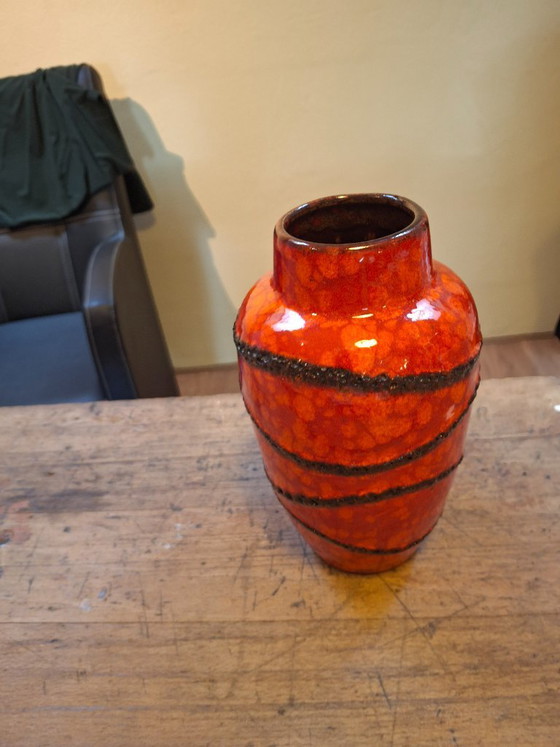 Image 1 of Vase Scheurich Allemagne de l'Ouest modèle 549/21