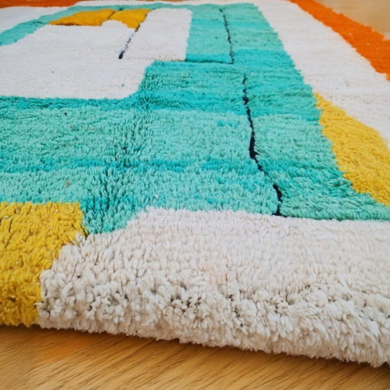 Image 1 of Authentischer Berber-Teppich aus Leinen, 200 x 150 cm