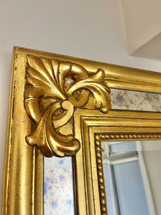 Image 1 of Vergulde DeKnudt spiegel 122x92cm