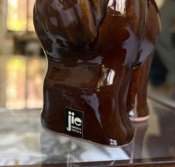 Image 1 of Vintage keramieken beeldje van paard van Jie Gantofta Sweden 