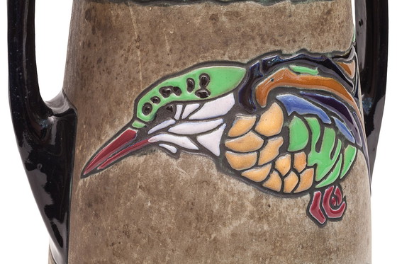 Image 1 of Pair of large Art Nouveau amphoras