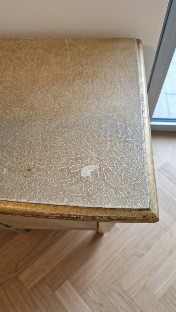 Gedecoreerde Ladekast Shabby Chic Stijl – Ladekasten, Metal, Wood (photo 3 of 5)