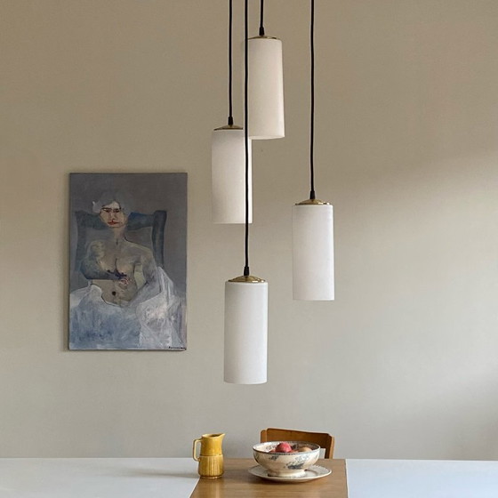 Image 1 of Parscot glass waterfall chandelier pendant