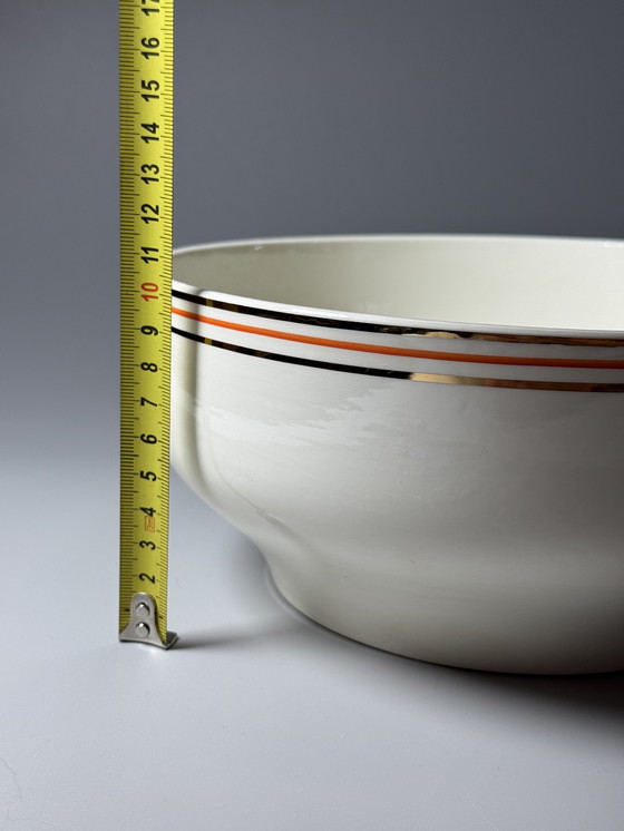 Image 1 of Boch Frères, Art Deco – Große Servierschüssel & Soßenschüssel (1940er Jahre)