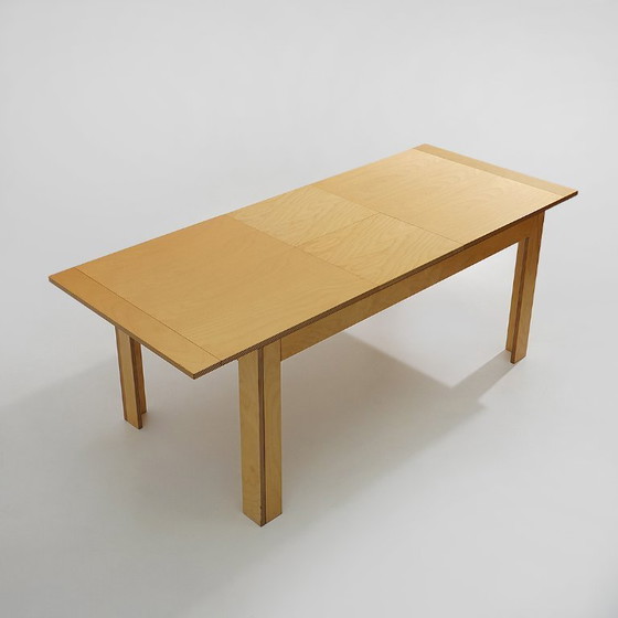 Image 1 of Maple table with extendable top, 1970s