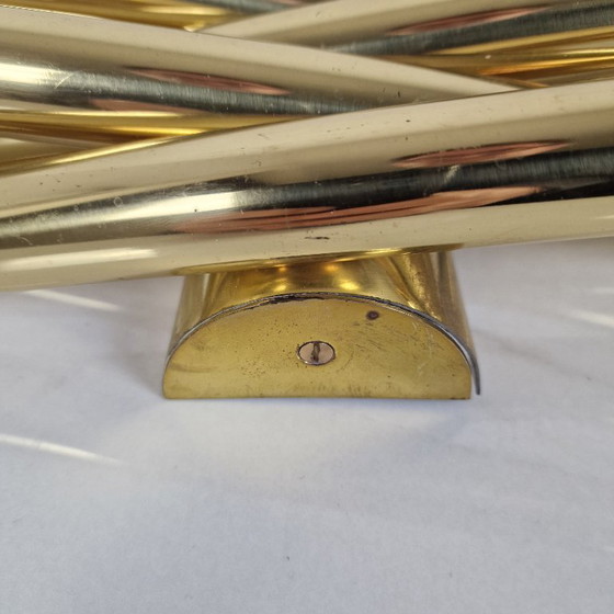 Image 1 of Italian Wall Lamp with Six Lights, in the Style of Gaetano Sciolari, circa 1970s