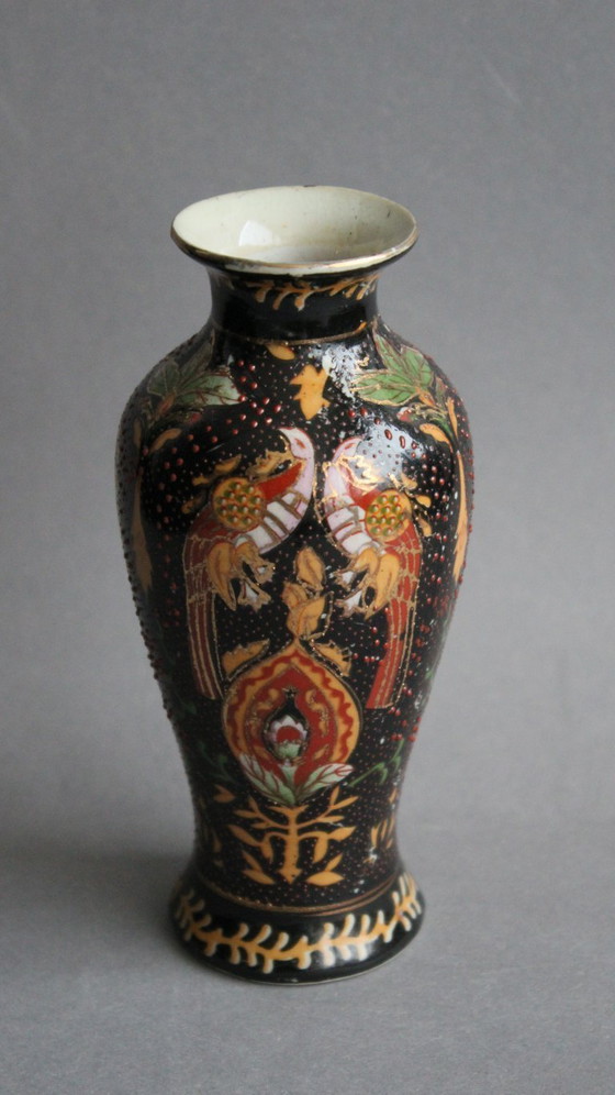 Image 1 of Piccolo vaso antico in porcellana cinese, dipinto a mano, 15 cm