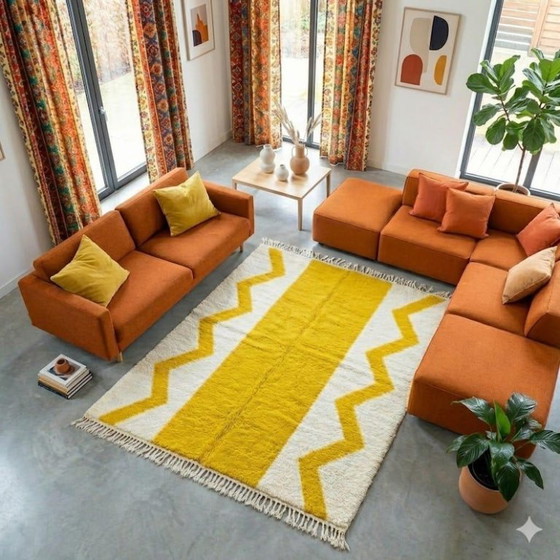 Image 1 of Handgemaakt Marokkaans tapijt 250 cm x 200 cm