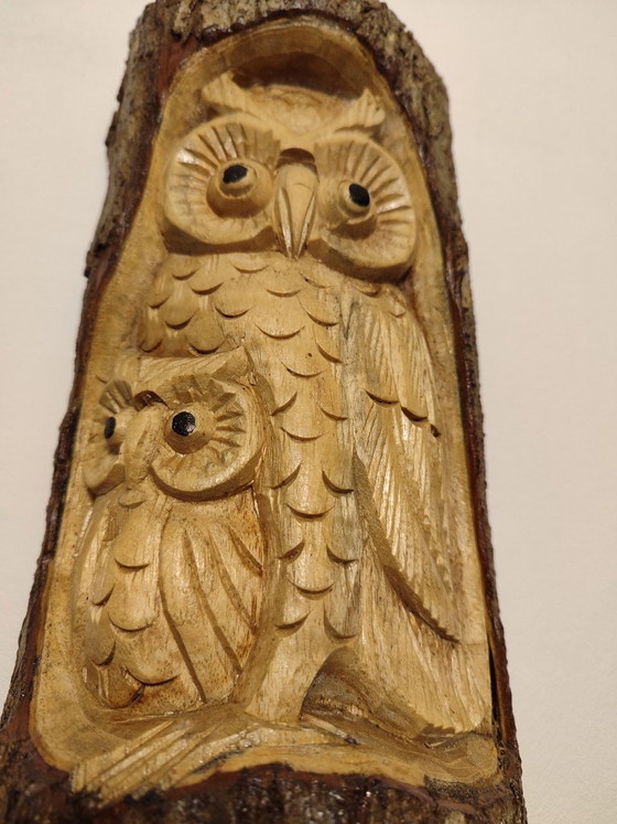 Image 1 of 4 handgefertigte Figuren aus Holzstämmen