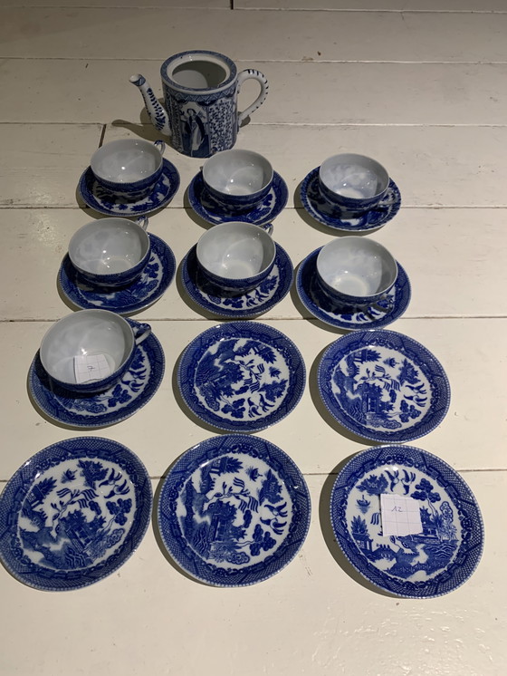 Image 1 of Vasellame blu giapponese (cinese), ampia collezione