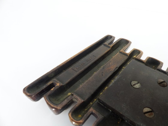 Image 1 of Maniglie brutaliste in bronzo per porte, Alpan, Germania, 1970 ca.