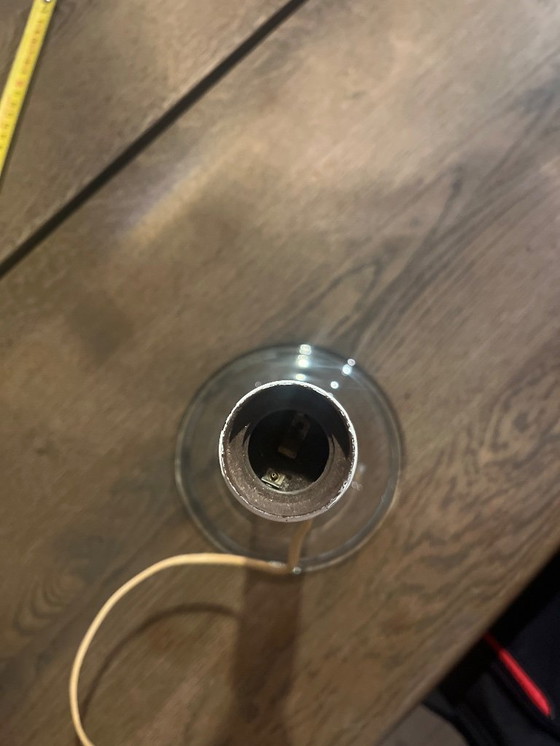 Image 1 of Holmegaard Glass Lamp "Fanfare", Royal Copenhagen, Vintage, Danish, 1980S