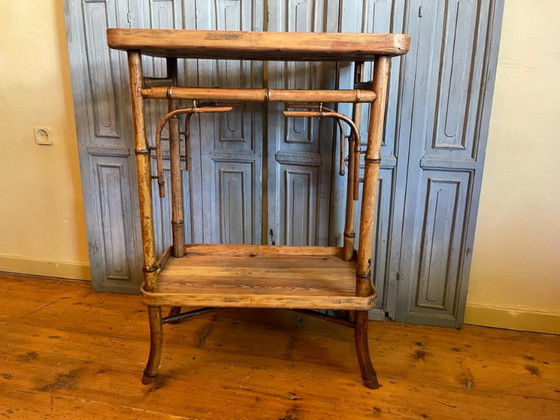 Tea Trolley Table A Tisane Vichy Antique, Side tables, Bamboo, Brown (photo 5 of 22)