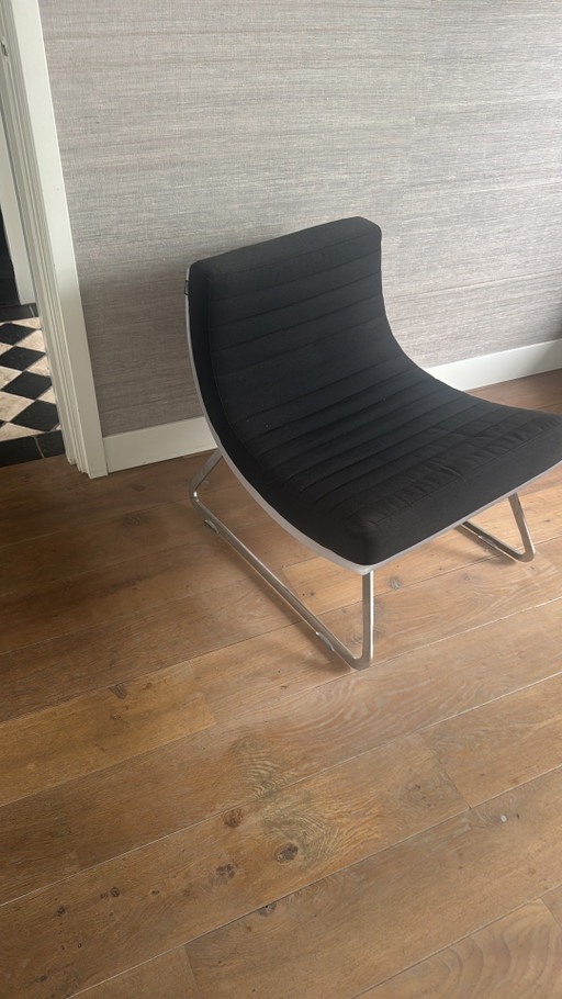 Frighetto Slim Design fauteuil 2x zwart