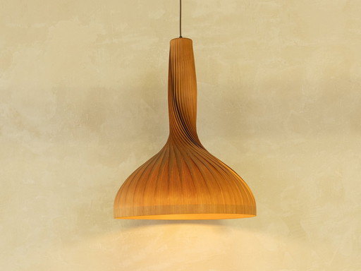 Wooden Lamp by Hans-Agne Jakobsson, 60s