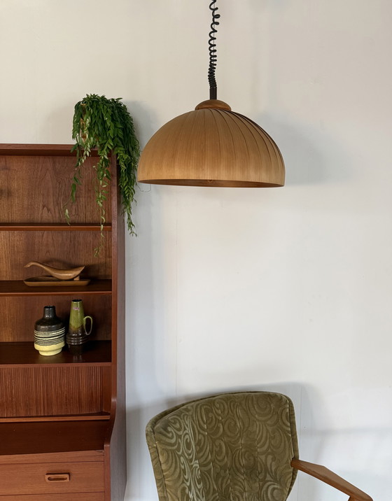 Image 1 of Lampada a sospensione vintage a stecche, Hans Agne Jakobsson anni '60