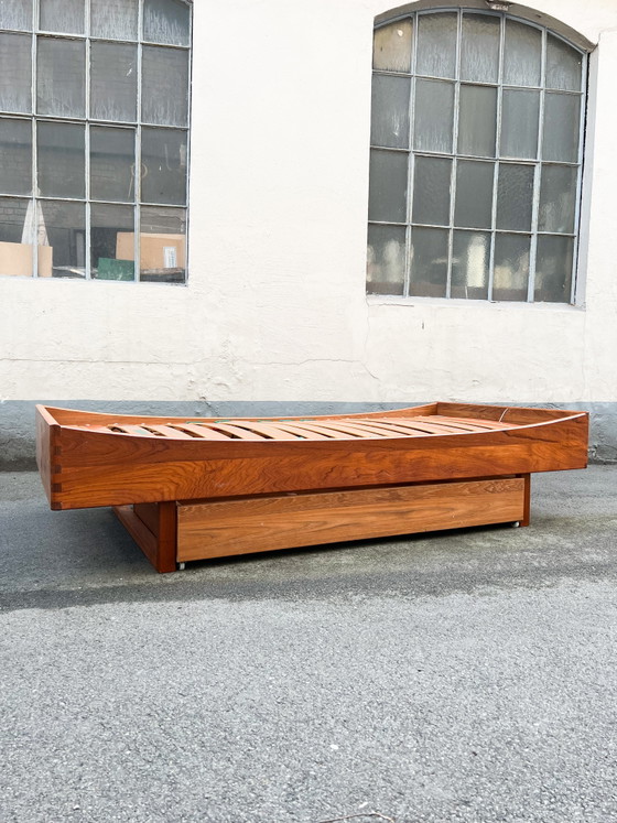 Image 1 of Vintage Daybed Single Bed Teak Mid Century Daybed