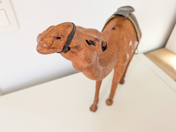 Vintage camel in leather, Decorative Objects, Black (photo 15 of 15)