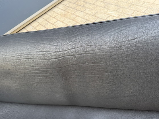 Image 1 of De Sede DS-125 3-Sitzer Schwarzes Büffelleder Hals 5mm WIE NEU!