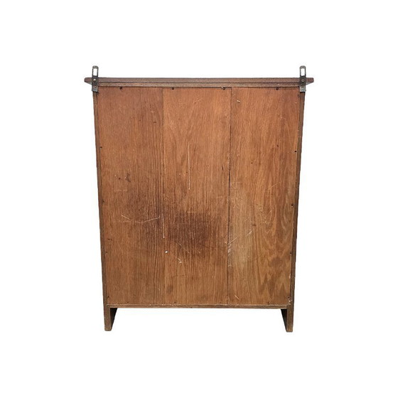 Image 1 of Alter Eichenvitrine, Mitte des 20. Jahrhunderts