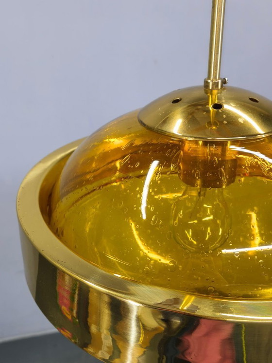 Image 1 of Space Age UFO Pendant Lamp by Kamenický Šenov, Czechoslovakia 1970s