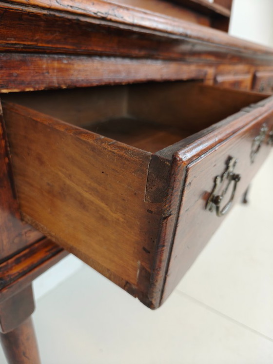 Image 1 of Late Georgian 18th-century Welsh sideboard – solid oak