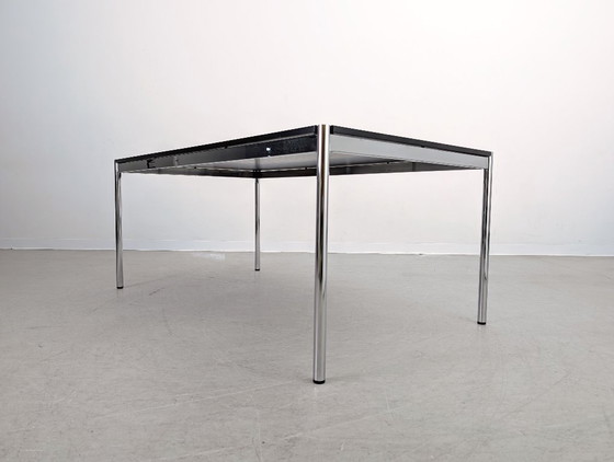 Image 1 of 2x Original USM Haller Desk Black Dining Table Design Table