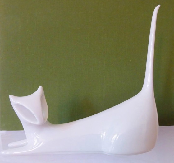 Image 1 of Escultura de gato de Royal Dux Jaroslav Jezek