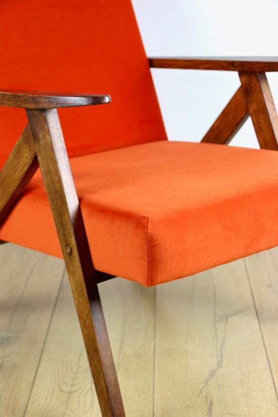 Image 1 of Sillón B-310 VAR de terciopelo estructural naranja - 2 unidades disponibles