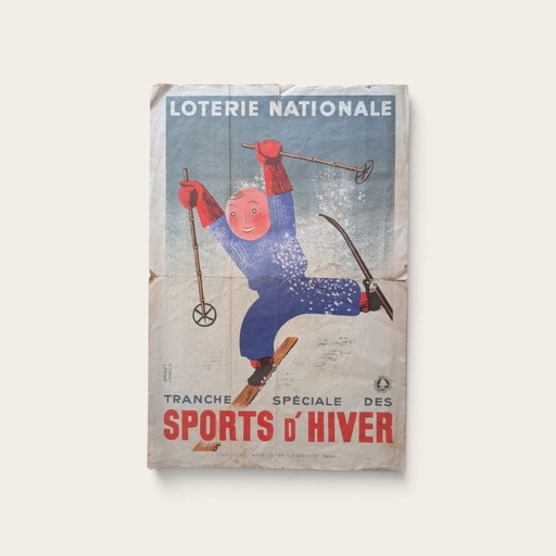 Nationale loterijposter / Parijs, Frankrijk 1938 – Paper