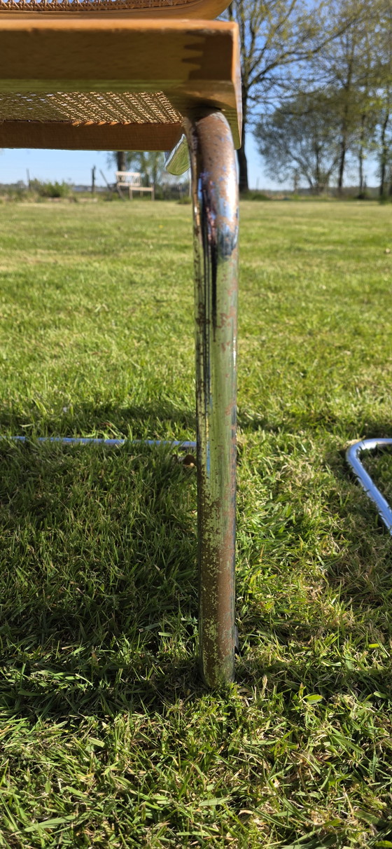 Image 1 of Six Cesca 64 chairs. Made in Italy. Webbing