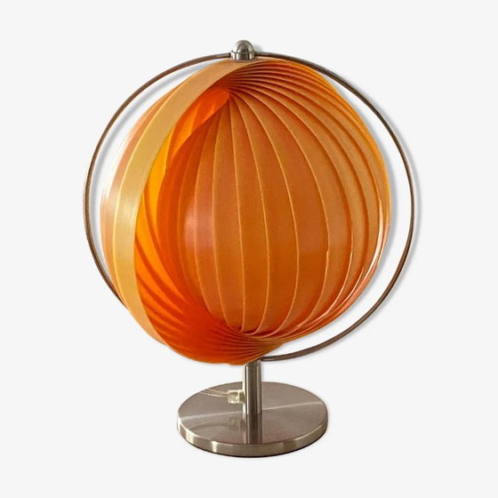 Moon lamp by Verner Panton. Reissued by Kare. 1980. – Table lamps, Plastic, Metal (photo 5 of 5)