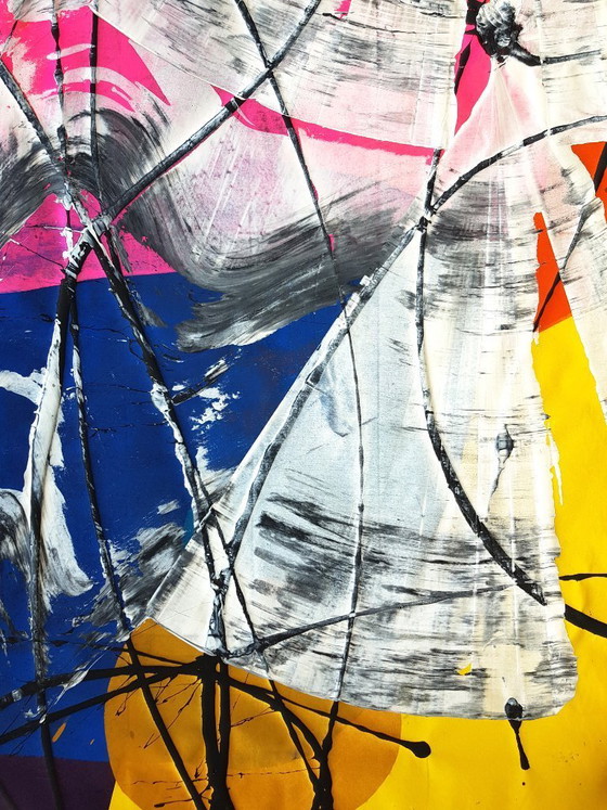 Image 1 of Jürgen Angeler - Pink Heart - 200 x 140 cm