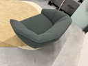Leolux Pode Colla Sofa Loveseat Green Mosaic Fabric