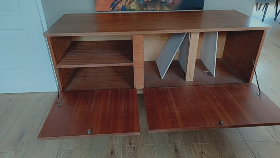 Image 1 of Mobile TV vintage in teak, credenza, credenza bassa, anni '60