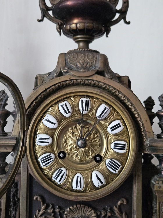 Embellecedores de chimenea de estilo neorrenacentista del siglo XIX. – Hersant, Relojes, Bronze (photo 12 of 14)