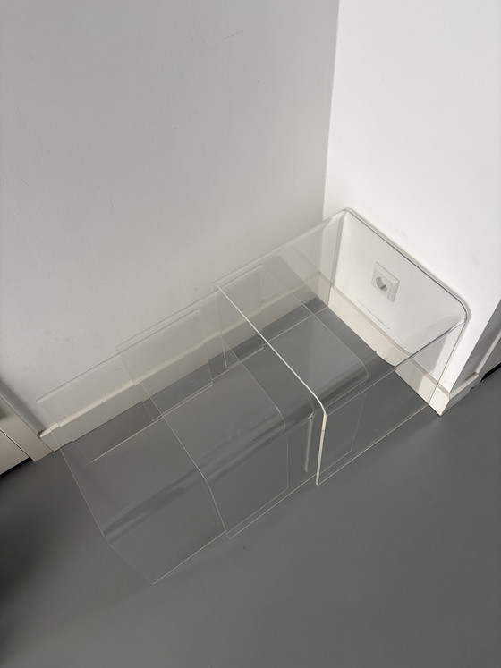Image 1 of Vintage plexiglas nesting tables