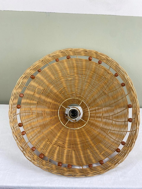 Vintage wicker pendant light – Pendant lamps, Rattan (photo 16 of 18)