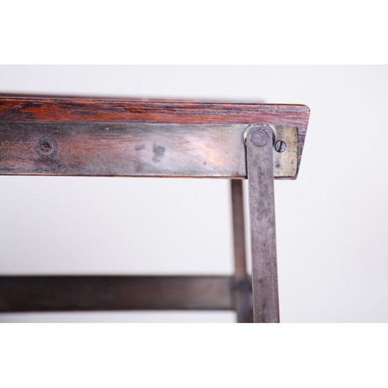 Image 1 of Vintage oak beverage cart, 1930