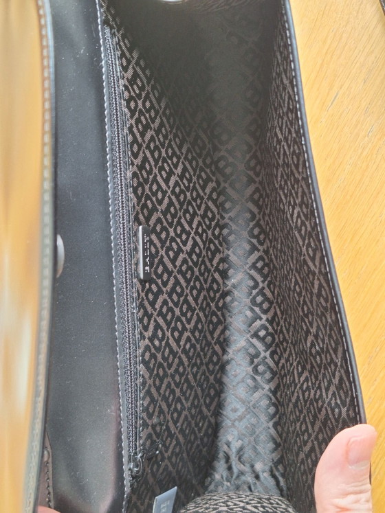 Vintage Bally Leather Shoulder Bag / Clutch, 90s, Incl. dustbag, Crossbody bags, Calfskin, Black (photo 13 of 14)
