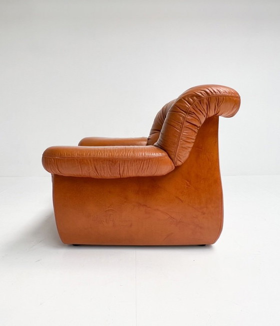 Image 1 of PelleRossi-Sessel aus cognacfarbenem Leder, 1960er Jahre