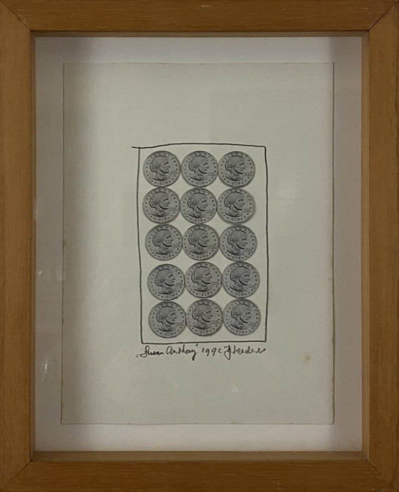 JAN HENDERIKSE - "Susan Anthony" – Dipinti e disegni, Paper (photo 4 of 5)