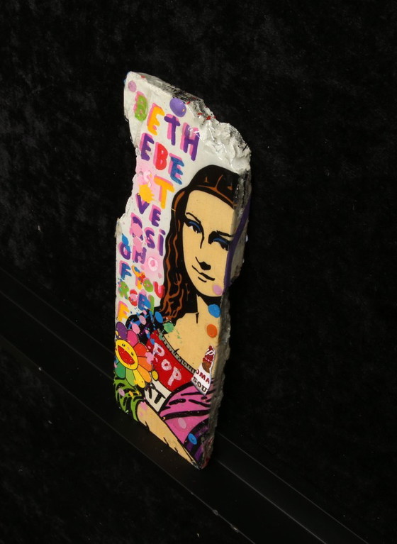 Image 1 of Jisbar (Jean-Baptiste Launay) - Mona Lisa Wall II - Skulptur - Unikat