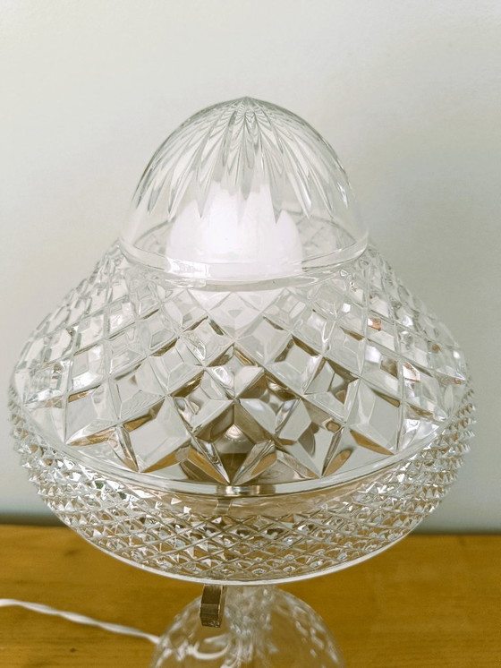 Image 1 of Cut glass lamp dating from the 1930s