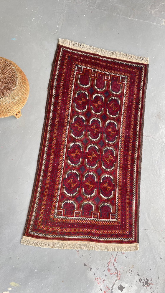 Image 1 of TAPIS Artisanal Vintage - 102cm x 204cm
